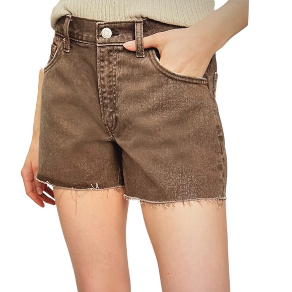 NWT GAP (30) Low Stride Shorts with Washwell - Expresso Brown - Picture 3 of 11